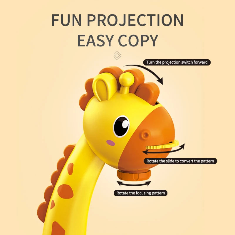 Electric drawing board Projector multi-functional writing board learning drawing can erase coloring educational toys