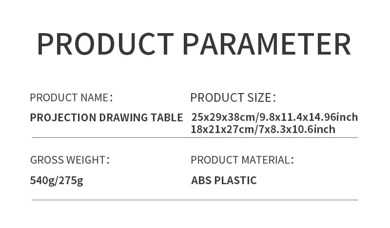 Electric drawing board Projector multi-functional writing board learning drawing can erase coloring educational toys